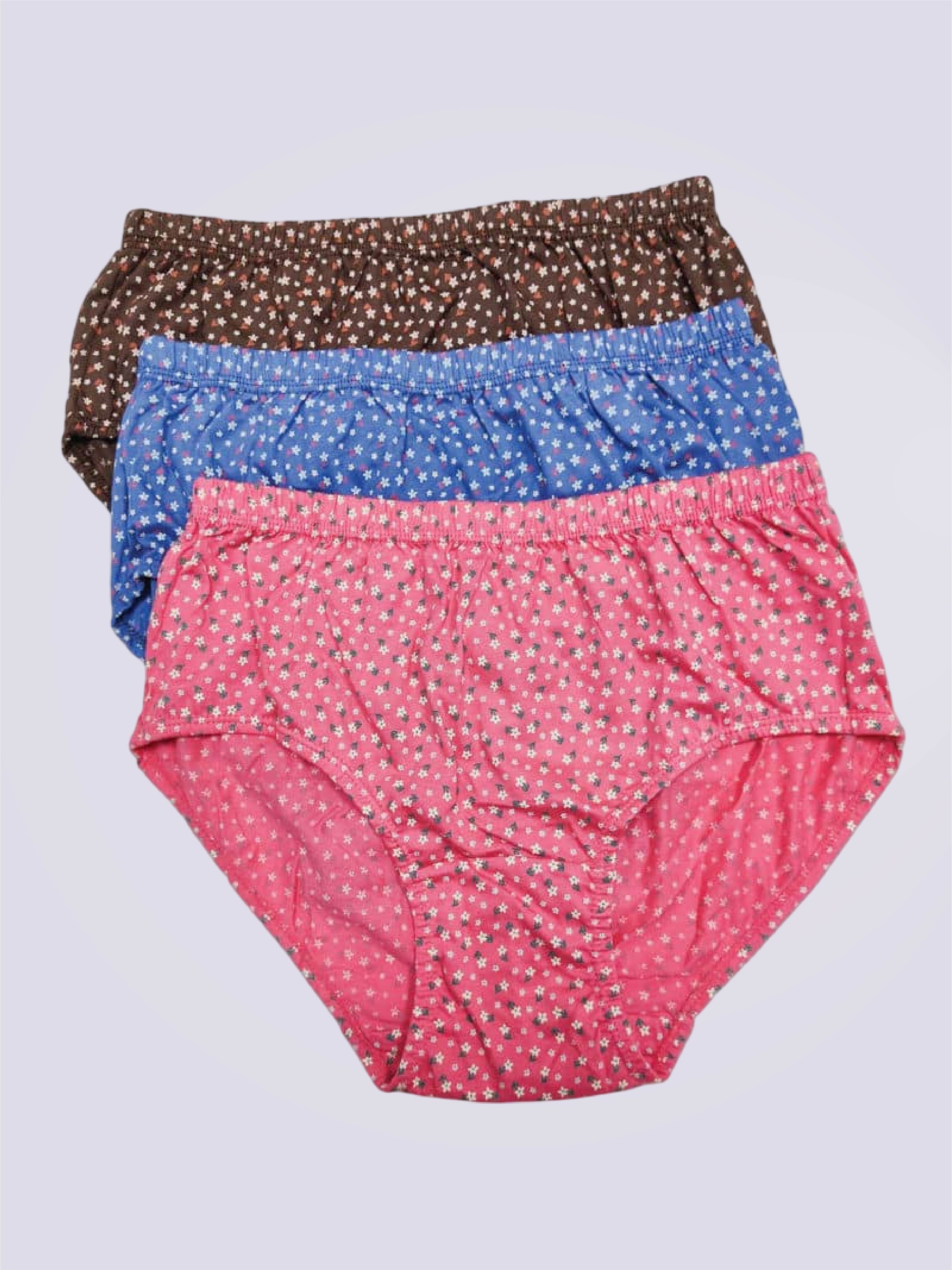 Pack of 3- Print Passion Super Comfy Mid Waist Panty - Bold And Bae Fashion